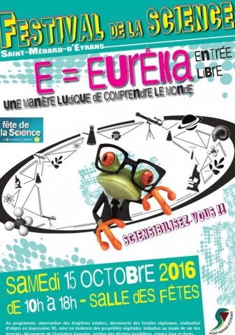 Euréka : Festival de la Science 2016 - Affiche